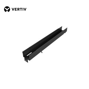 Organizador de cables horizontal con canal lateral, ajuste de 22 a 38 pulgadas