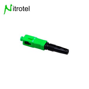 CONECTOR DE FIBRA ÓPTICA SC/APC PREPULIDO VERDE