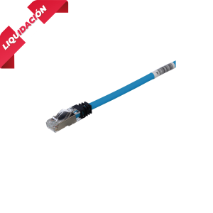 PATCH CORD CAT 6A METALICO AZUL - 3 MTS