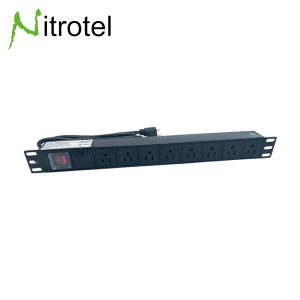 NITROTEL REGLETA PDU HORIZONTAL 19", 10 SALIDAS 5-15