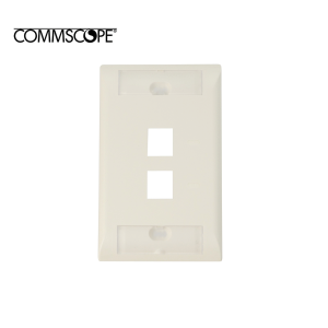 PLACA DE PARED 23 PUERTOS MARFIL