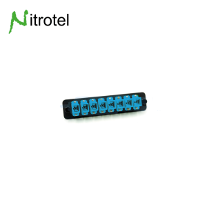 PLACA ADAPTADORA DE FIBRA TIPO LGX 8 SC SIMPLEX AQUA